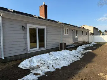 Siding — completed exterior