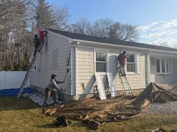 Siding — completed exterior